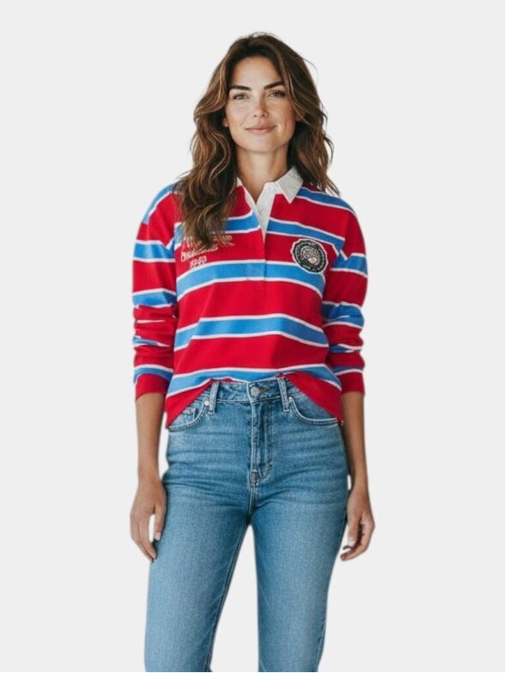 Gant Striped Rugby Polo Longsleeve
